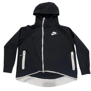 Nike Sportswear Tech Fleece Cape Jacket, Asymmetrical Zip, Women's Medium